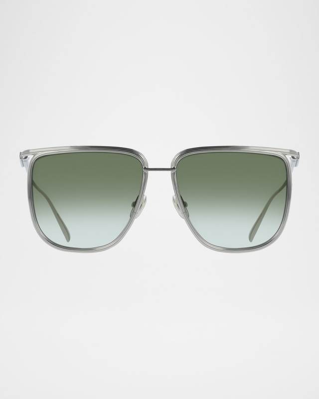 Rectangle Metal Sunglasses